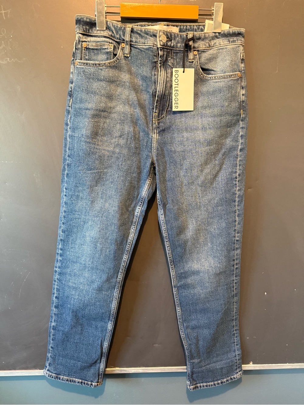 Bootlegger High-Rise Ava Stovepipe Women's Blue Jeans